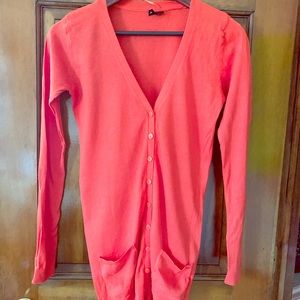 Coral Cardigan